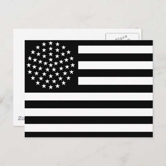 51 ster Amerikaanse vlag Briefkaart (Voorkant / Achterkant)