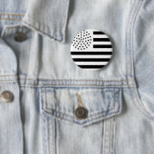 51 ster Amerikaanse vlag Ronde Button 5,7 Cm (In situ)