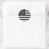 51 ster Amerikaanse vlag Ronde Sticker (Tas)