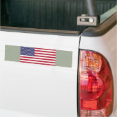 51 stervlag van de Verenigde Staten van Amerika (V Bumpersticker (Op Truck)