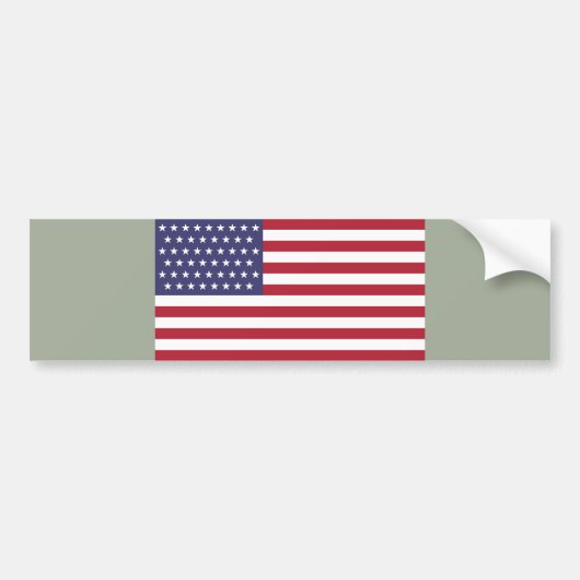 51 stervlag van de Verenigde Staten van Amerika (V Bumpersticker (Voorkant)