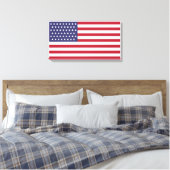 51 stervlag van de Verenigde Staten van Amerika (V Canvas Afdruk (Insitu (Slaapkamer))