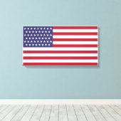51 stervlag van de Verenigde Staten van Amerika (V Canvas Afdruk (Insitu (Houten vloer))