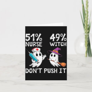 51% verpleegster 49% heks duw het niet te ver kaart