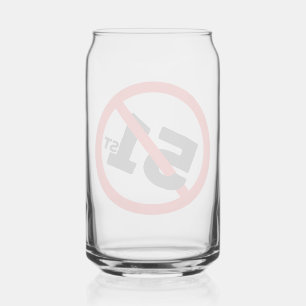 51e staat geen weg blikvorm glas
