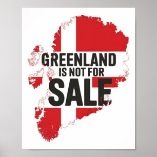 51e staat Groenland is niet te koop Poster