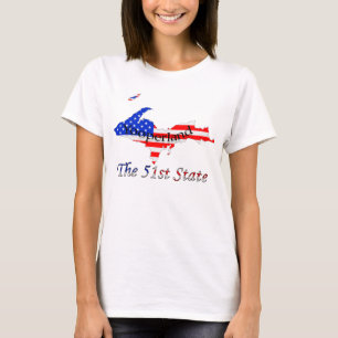 51e staat Patriotic Upper Peninsula Yooperland T-shirt