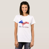 51e staat Patriotic Upper Peninsula Yooperland T-shirt (Voorkant volledig)