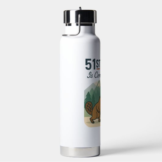 51e State Beaver Hockey Canada Verenigde Staten Vl Waterfles (Rechts)