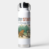 51e State Beaver Hockey Canada Verenigde Staten Vl Waterfles (Voorkant)