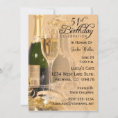 51e uitnodiging van de Birthday Party (Voorkant)