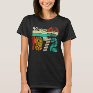 51e verjaardag 1972 51 jaar oude Mannen vrouwen T-shirt