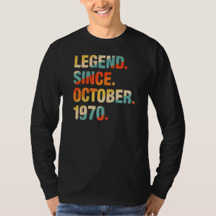 51e verjaardag 51 jaar oude leggende sinds 19 okto t-shirt