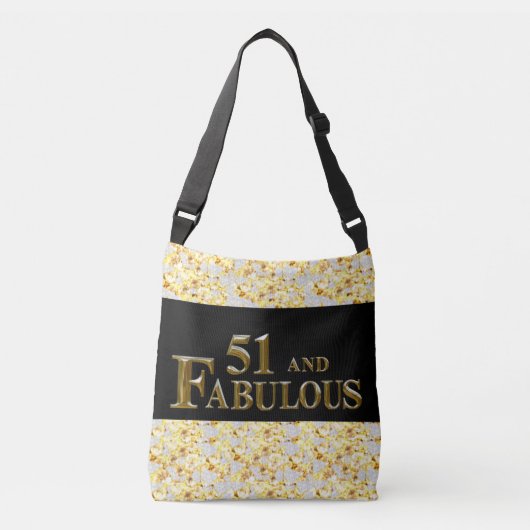 51e verjaardag crossbody tas (Voorkant)