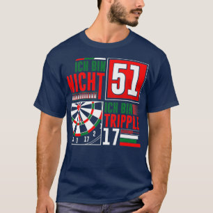 51e Verjaardag Darts Grappig Gezegde Darts Gezegde T-shirt