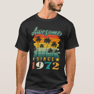 51e  verjaardag Geweldige sinds 1972 51 jaar el T-shirt