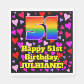 51e verjaardag: Het liefhebbende Kunstpatroon, Reg Servet (Voorkant)