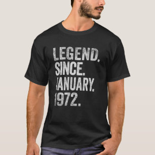 51e verjaardag jongens vanaf 51 jaar oud legende s t-shirt