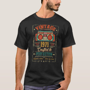 51e verjaardag van de 51 jaar oude Geweldige radio T-shirt