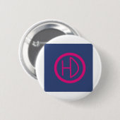 51st Highland Infantry Division Ronde Button 5,7 Cm (Voorkant /achterkant)