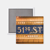 51st Street, Manhattan, New York City Magneet (Voorkant / Achterkant)