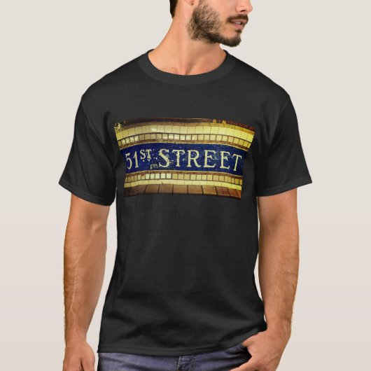  51st Street, Manhattan, New York City T-shirt (Voorkant)