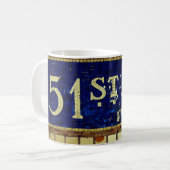  51st Street, Manhattan, NYC Koffiemok (Voorkant links)