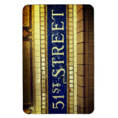  51st Street, Manhattan, NYC Magneet (Verticaal)