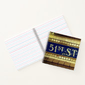  51st Street, Manhattan, NYC Notitieboek (Binnen)