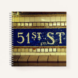  51st Street, Manhattan, NYC Notitieboek