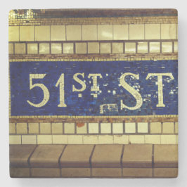  51st Street, Manhattan, NYC Stenen Onderzetter