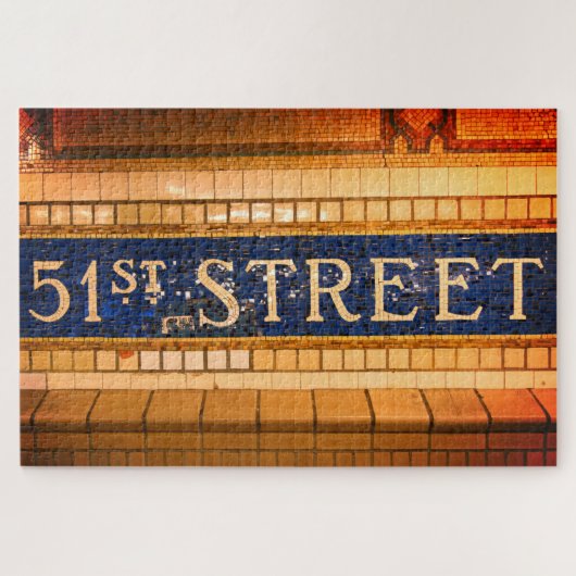  51st Street, Times Square, Manhattan, NYC Legpuzzel (Horizontaal)