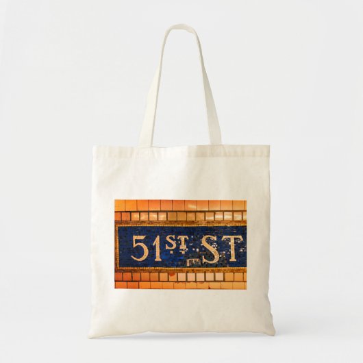  51st Street, Times Square, Manhattan, NYC Tote Bag (Voorkant)