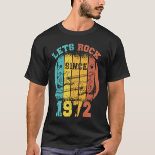 51ste  1972 Retro 51 jaar oud Guit T-shirt