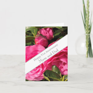 51ste bruiloft Jubileum Kaart