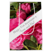 51ste bruiloft Jubileum Medium Cadeauzakje (Achterkant)