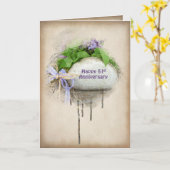 51ste trouwdag-steen kaart (Gele Bloem)