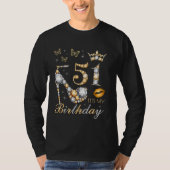 51ste verjaardag 51 jaar oud 51ste b-da t-shirt (Voorkant)
