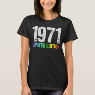 51ste Verjaardag Dames Mannen 51 Jaar 1971 3 T-shirt