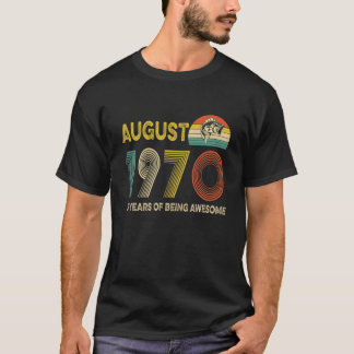 51ste verjaardag van de bruidsdag van augustus 197 t-shirt