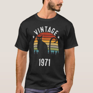 51ste verjaardag Vintage 1971 51 jaar oud T-shirt