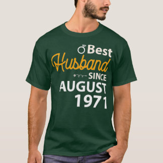 51ste weddenschap Jubileum man sinds augustus 1971 T-shirt