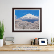 [520] Mt.Fuji – A White Peak Floating in Blossoms