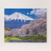[520] Mt.Fuji – Morning Light on the Cherry Path Legpuzzel (Horizontaal)