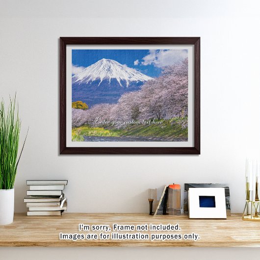 [520] Mt.Fuji – Morning Light on the Cherry Path Legpuzzel