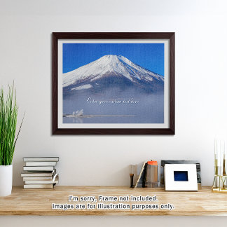 [520] Mt.Fuji – Silent Morning, Frozen Beauty Legpuzzel