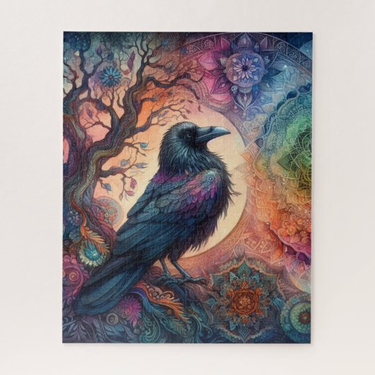 520 Stuks Kraaiboom van het Leven Mandala Pagan Legpuzzel (Verticaal)