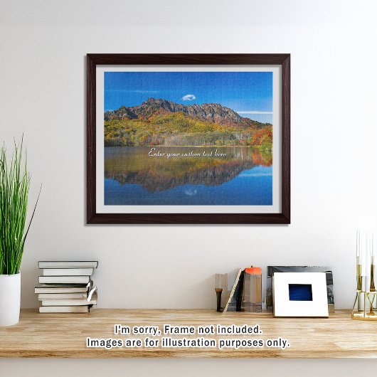 [520] Togakushi Mountains – Autumn Reflections Legpuzzel