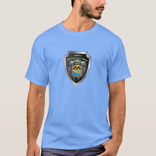 525 Militair Intelligence Brigade “Airborne Shield T-shirt (Voorkant)