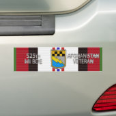 525 Militaire inlichtingenbrigade Afghanistan Bumpersticker (Op auto)